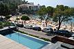 View on pool from terraces