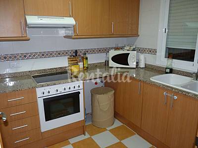 con nevera,lavadora y microondas Bungalow Cocina Castellón Alcalà de Xivert Casa