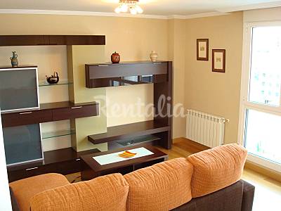 TV de 32 pulgadas y DVD Apartamento Salón Cantabria Santander Apartamento
