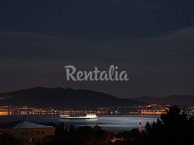 Al atardecer Casa Vistas desde la casa Pontevedra Cangas Casa