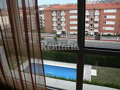vistas desde el salon Apartamento Salón Cantabria Santander Apartamento