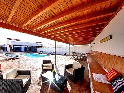 Villa Terrace Lanzarote Yaiza Villa