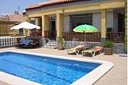 Villa con piscina privada a 200 m de la playa Murcia