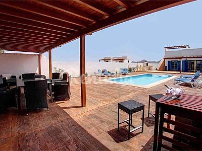 Villa Terrace Lanzarote Yaiza Villa