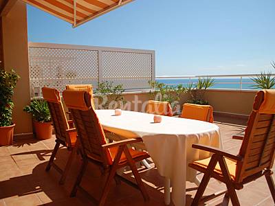 Foto agosto 2012 Excelente Terraza Castellón Oropesa del Mar/Orpesa Apartamento
