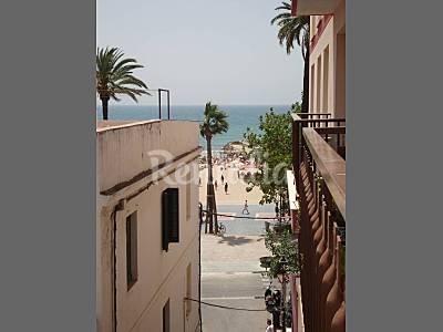 Playa La Fragata Ático Vistas desde la casa Barcelona Sitges Apartamento