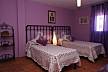 habitación morada