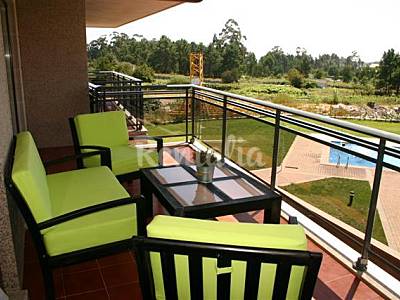2 Terraza Pontevedra Sanxenxo-Sangenjo Apartamento